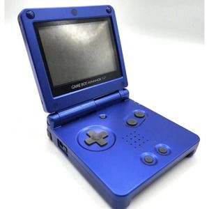 Nintendo Game Boy Advance SP Console - Cobalt Blue Tested Works No Charger